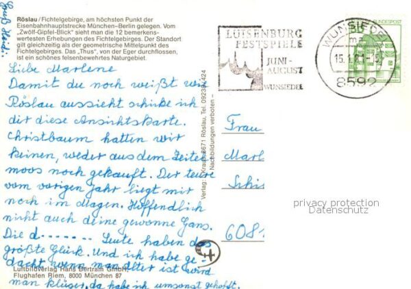 R?slau Fliegeraufnahme Fichtelgebirge – Bild 2