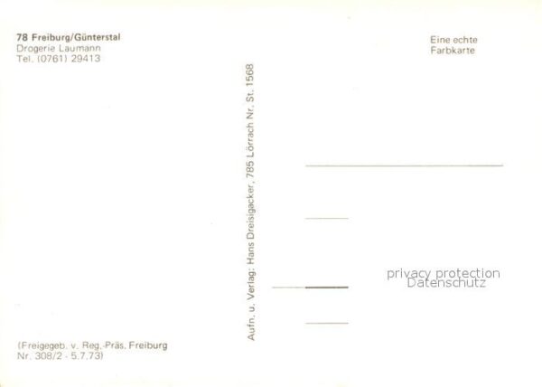 G?nterstal Freiburg Fliegeraufnahme Drogerie Laumann – Bild 2