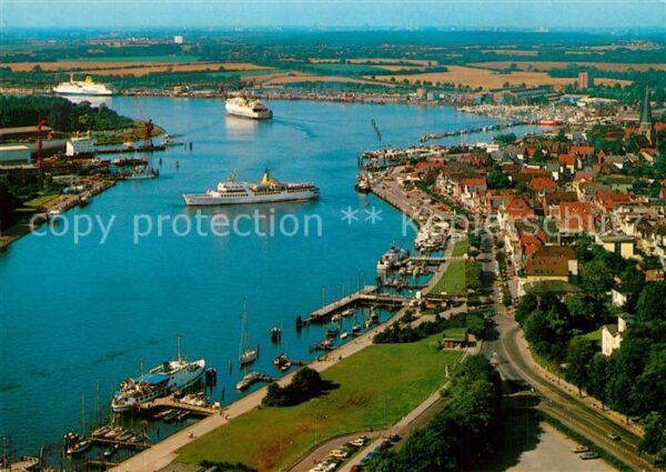 Travem?nde Ostseebad Fliegeraufnahme Hafen