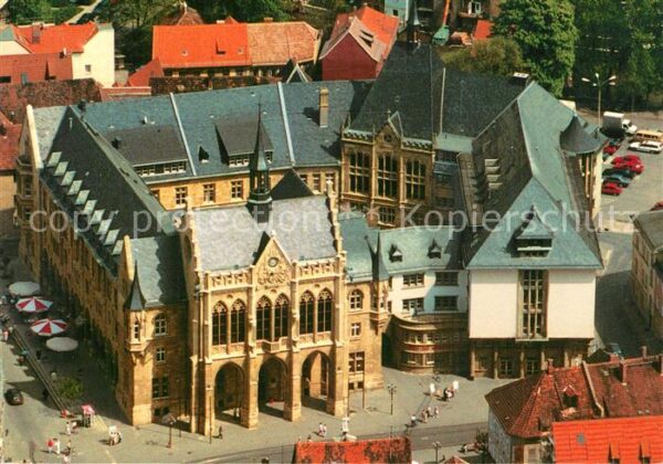 Erfurt Fliegeraufnahme Rathaus