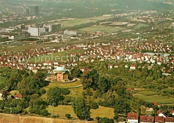 Rotenberg Stuttgart Fliegeraufnahme Grabkapelle auf dem W?r