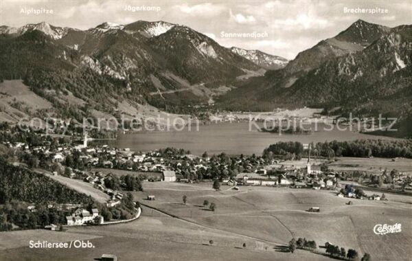 Schliersee Fliegeraufnahme