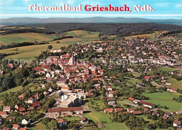 Griesbach Bad Fliegeraufnahme mit Pflegestift Rottal