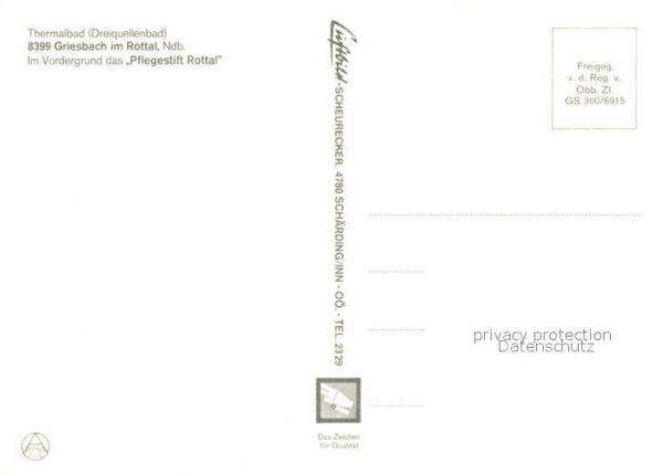 Griesbach Bad Fliegeraufnahme mit Pflegestift Rottal – Bild 2