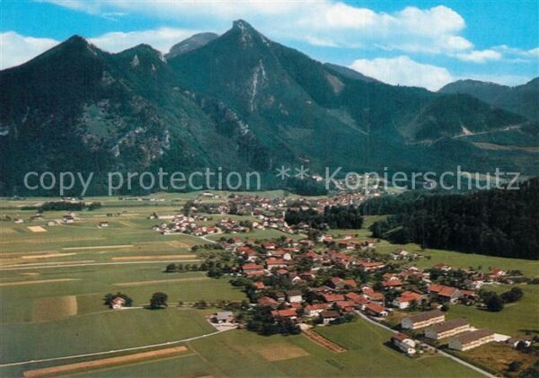 Marquartstein Fliegeraufnahme mit Hochgern