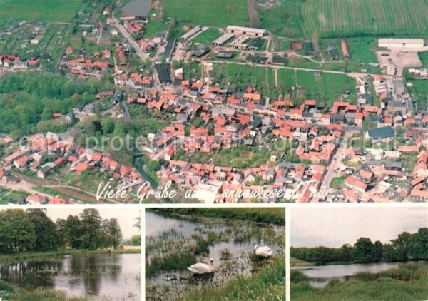 Langewiesen Fliegeraufnahme Schwanenteich
