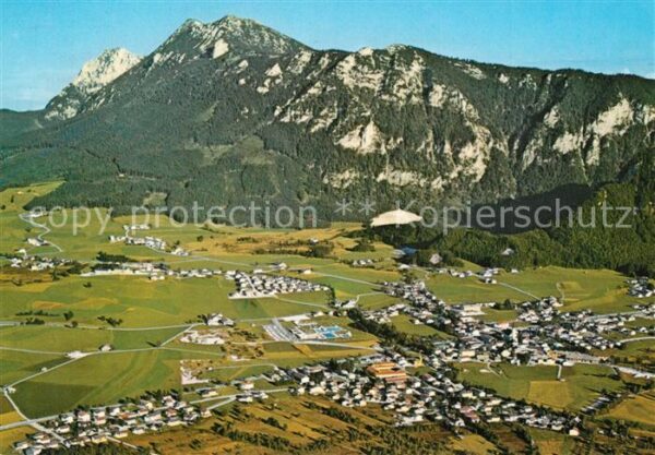 Inzell Fliegeraufnahme mit Hochstaufen und Zwi