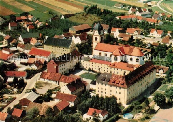 Rohr Niederbayern Benediktiner Abtei mit Asamkirche Real