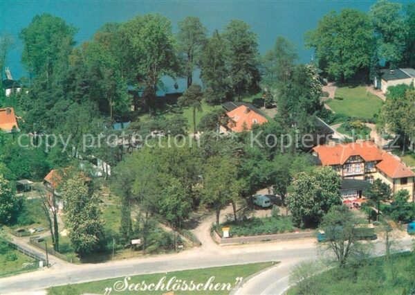 Gross Koeris Seeschlösschen Fliegeraufnahme