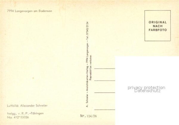 Langenargen Bodensee Fliegeraufnahme – Bild 2