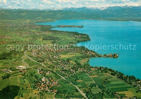 Wasserburg Bodensee Fliegeraufnahme