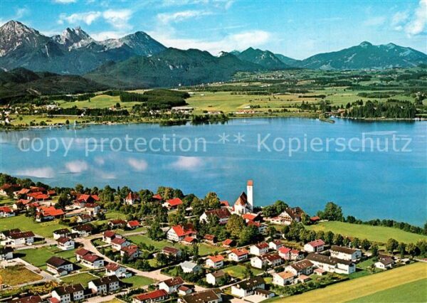 Waltenhofen Schwangau Fliegeraufnahme mit Forggensee Allgäuer