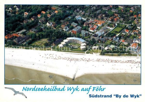 Wyk Foehr Südstrand Fliegeraufnahme