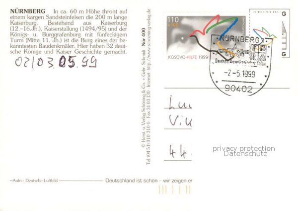 Nuernberg Kaiserburg Fliegeraufnahme – Bild 2