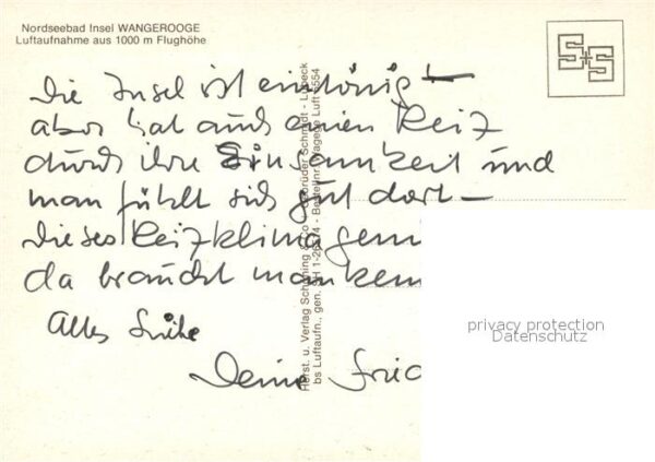 Wangerooge Nordseebad Fliegeraufnahme – Bild 2