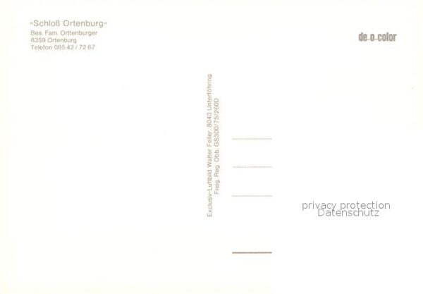 Ortenburg Schloss Ortenburg Fliegeraufnahme – Bild 2