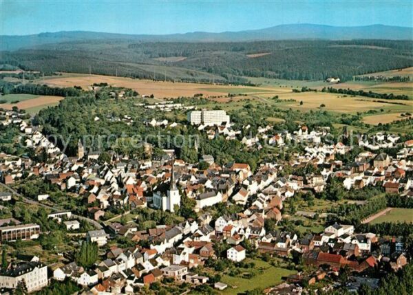Camberg Bad Fliegeraufnahme mit Grossem Feldberg