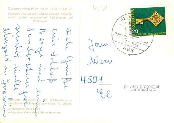 Buer Gelsenkirchen Schloss Berge Fliegeraufnahme – Bild 2