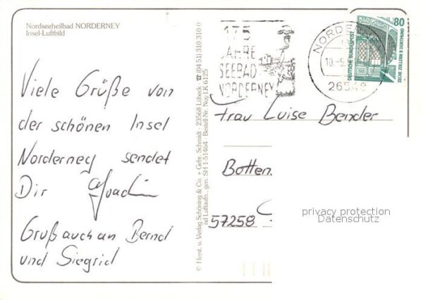 Norderney Nordseebad Fliegeraufnahme – Bild 2
