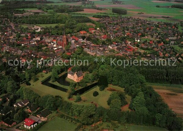 Rhede Westfalen Stadtzentrum Fliegeraufnahme