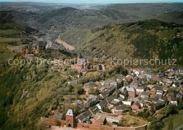 Nideggen Eifel Fliegeraufnahme