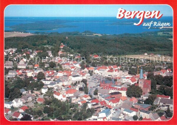 Bergen Ruegen Fliegeraufnahme