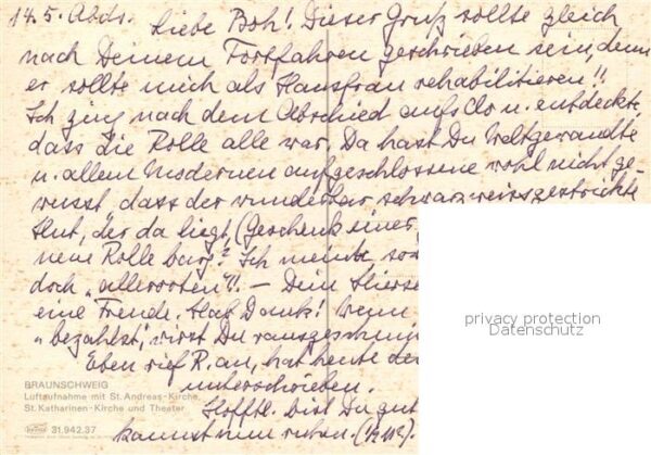 Braunschweig Fliegeraufnahme mit St Andreas Kirche S – Bild 2