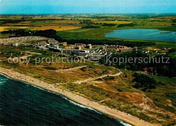 Weissenhaeuser Strand Fliegeraufnahme Hohwachter Bucht