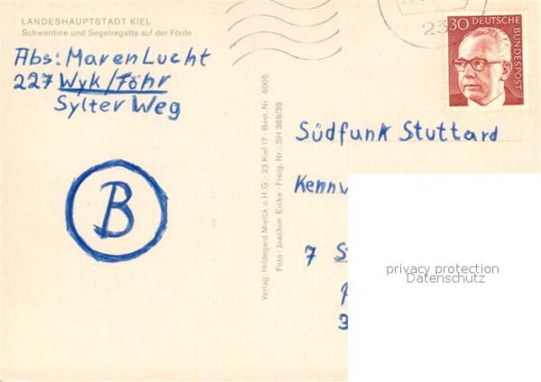 Kiel Schwentine und Segelregatta auf der För – Bild 2