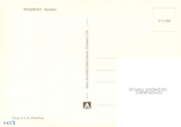 Wuerzburg Residenz Fliegeraufnahme – Bild 2