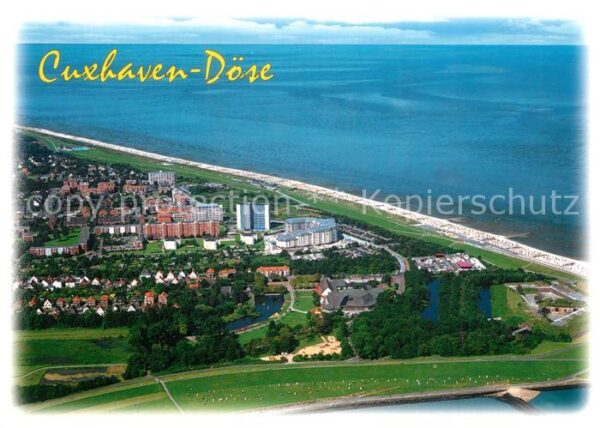 Cuxhaven Doese Nordseebad Fliegeraufnahme