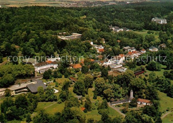 Bad Salzhausen Hessisches Staatsbad Fliegeraufnahme