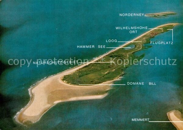 Juist Nordseebad Fliegeraufnahme