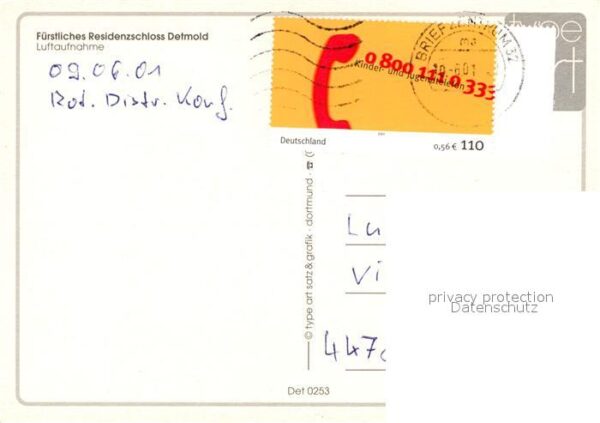 Detmold Fürstliches Residenzschloss Fliegeraufn – Bild 2