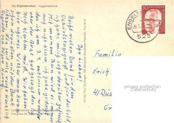 Engelskirchen Aggertalklinik Fliegeraufnahme – Bild 2