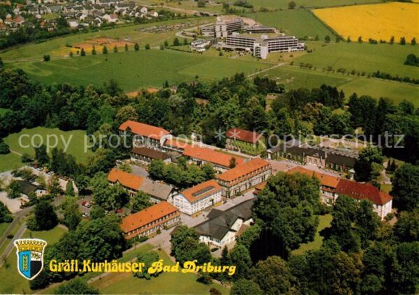 Bad Driburg Gräfl Kurhäuser Fliegeraufnahme