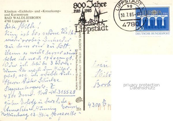 Lippstadt Kliniken Eichholz und Kreuzkamp und Kur – Bild 2
