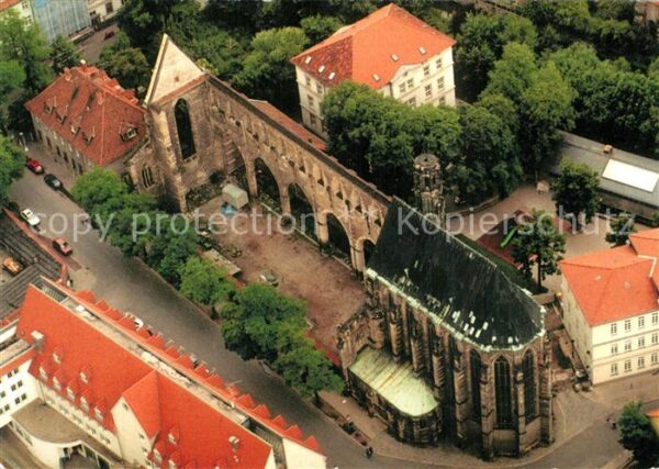 Erfurt Barfüsserkirche Angermuseum Fliegeraufn