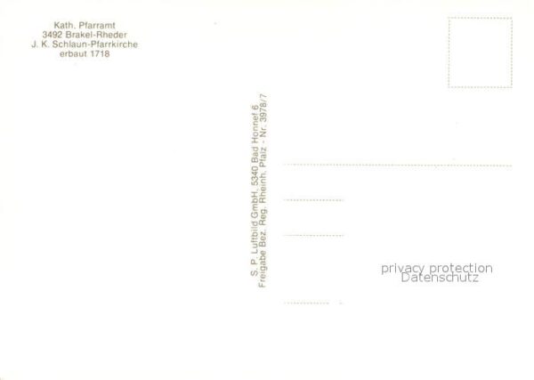 Rheder Nethe Schlaun Pfarrkirche Fliegeraufnahme – Bild 2