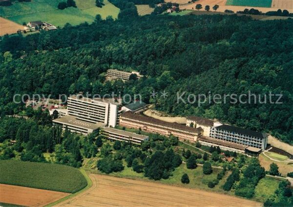 Hoexter Weser Weserberglandklinik Fliegeraufnahme