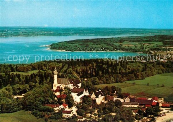 Andechs Kloster Andechs Fliegeraufnahme