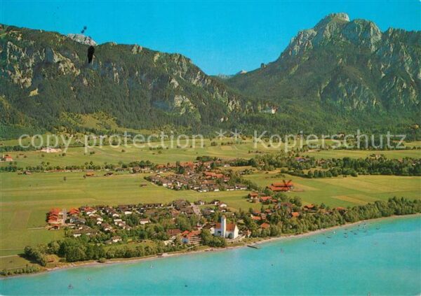 Waltenhofen Schwangau Fliegeraufnahme mit Schloss Neuschwanst