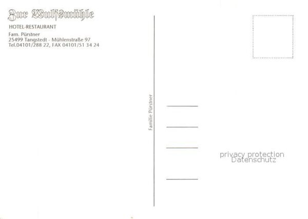 Tangstedt Pinneberg Hotel Restaurant Zur Wulfsmühle Flieger – Bild 2