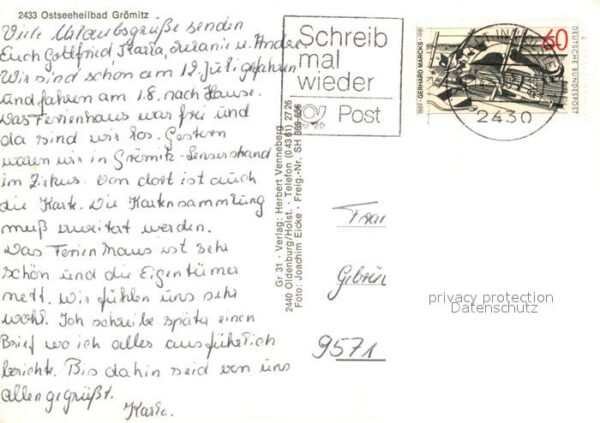 Groemitz Ostseebad Fliegeraufnahme – Bild 2