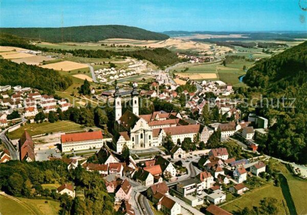 Zwiefalten Wuerttemberg Benediktiner Klosterkirche Fliegeraufna