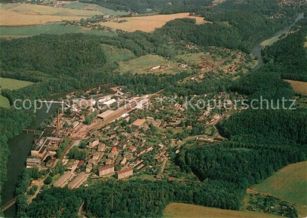Kriebethal Kriebstein Fliegeraufnahme