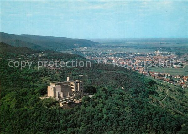 Neustadt Weinstrasse Hambacher Schloss Fliegeraufnahme