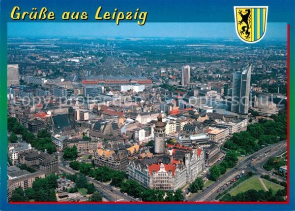 Leipzig Fliegeraufnahme
