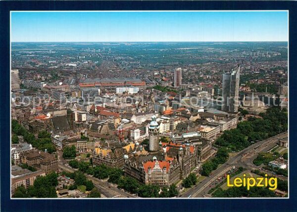 Leipzig Fliegeraufnahme