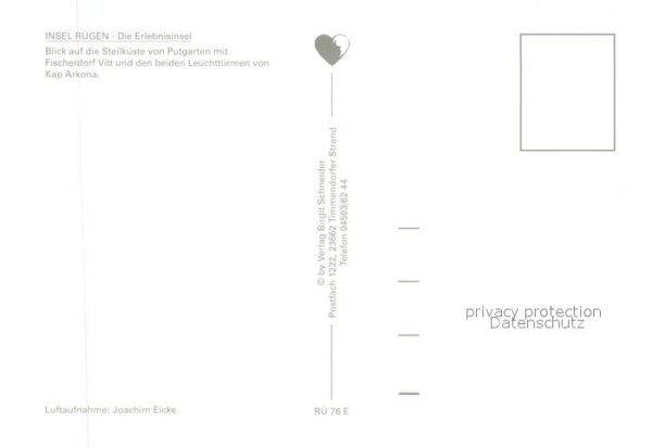 Insel Ruegen Steilküste Putgarten mit Fischerdorf Vi – Bild 2